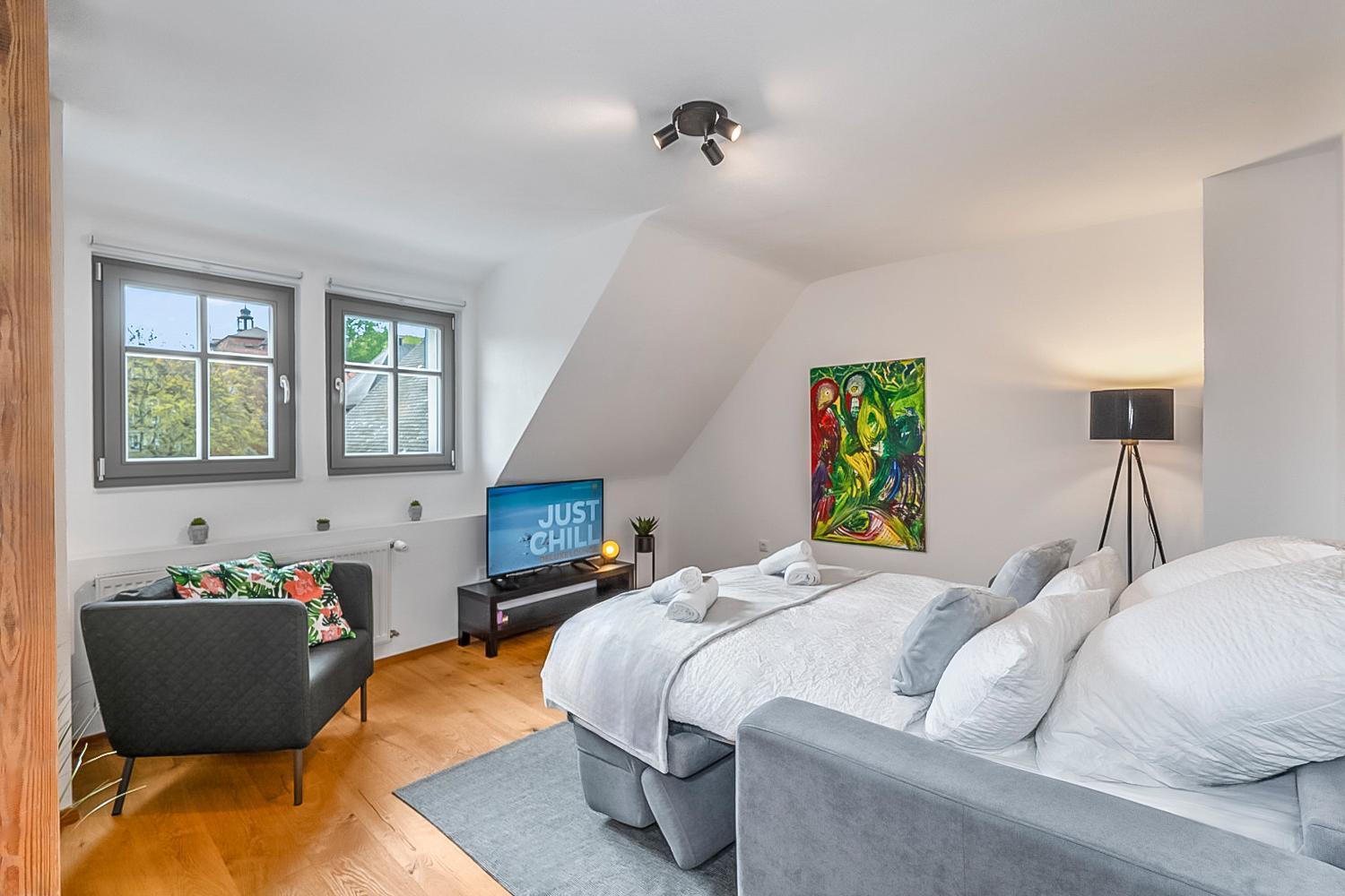 Namaste Homes - Ferienwohnung Mit Dachterrasse Bad Windsheim Exterior foto